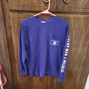 Purple Long Sleeve Kids Shirt